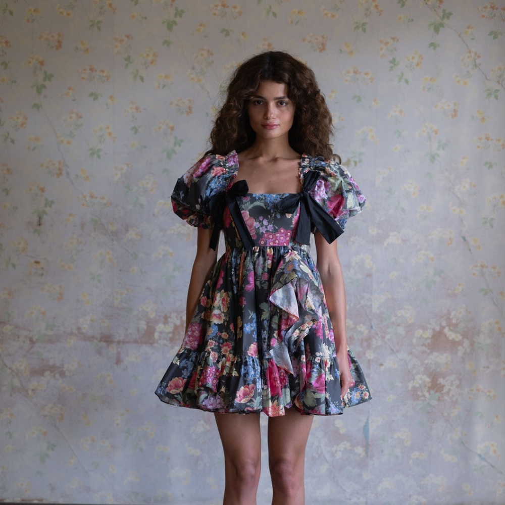 Selkie Puck Buttercream Dress